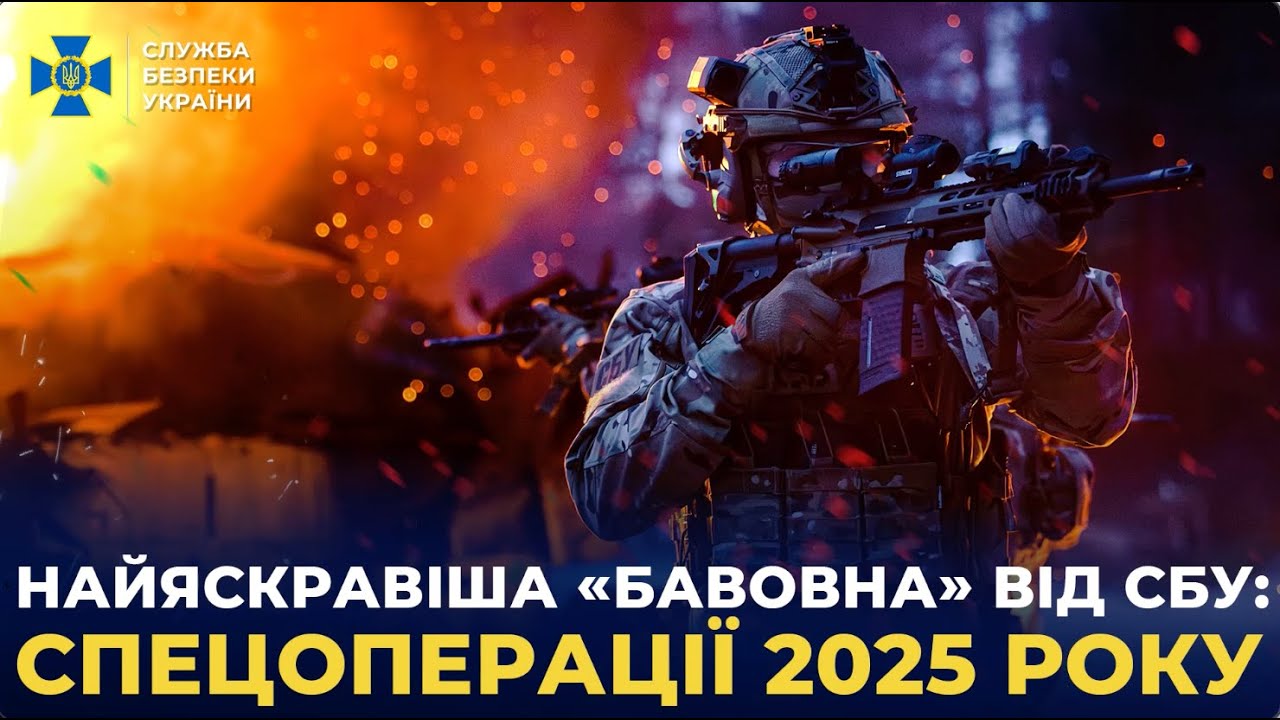 Найяскравіша «бавовна» від СБУ: топ спецоперацій 2025 року