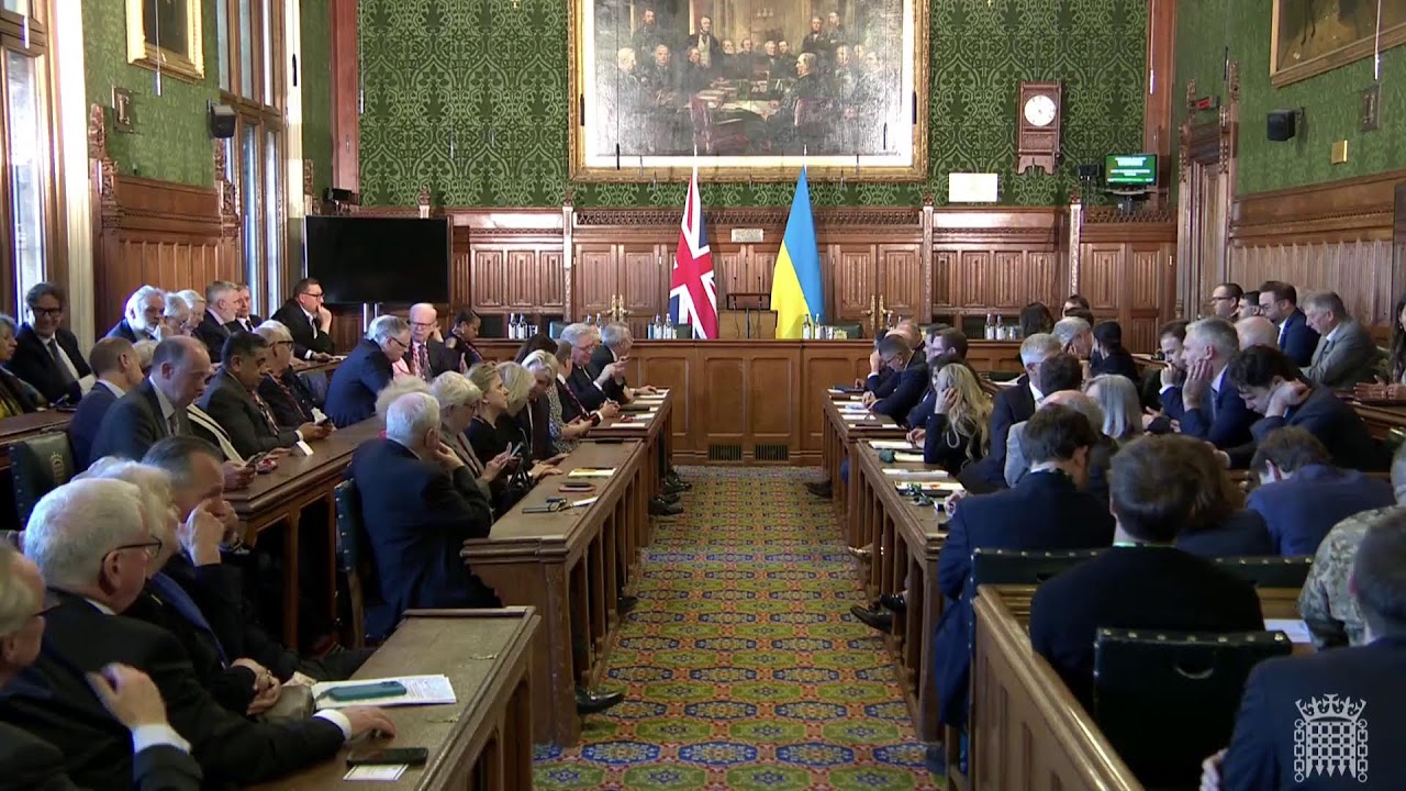 Звернення Президента України Володимира Зеленського до парламенту Великої Британії