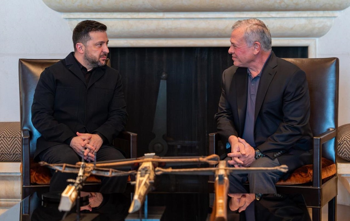 Зеленський і король Йорданії обговорили партнерство у сфері безпеки