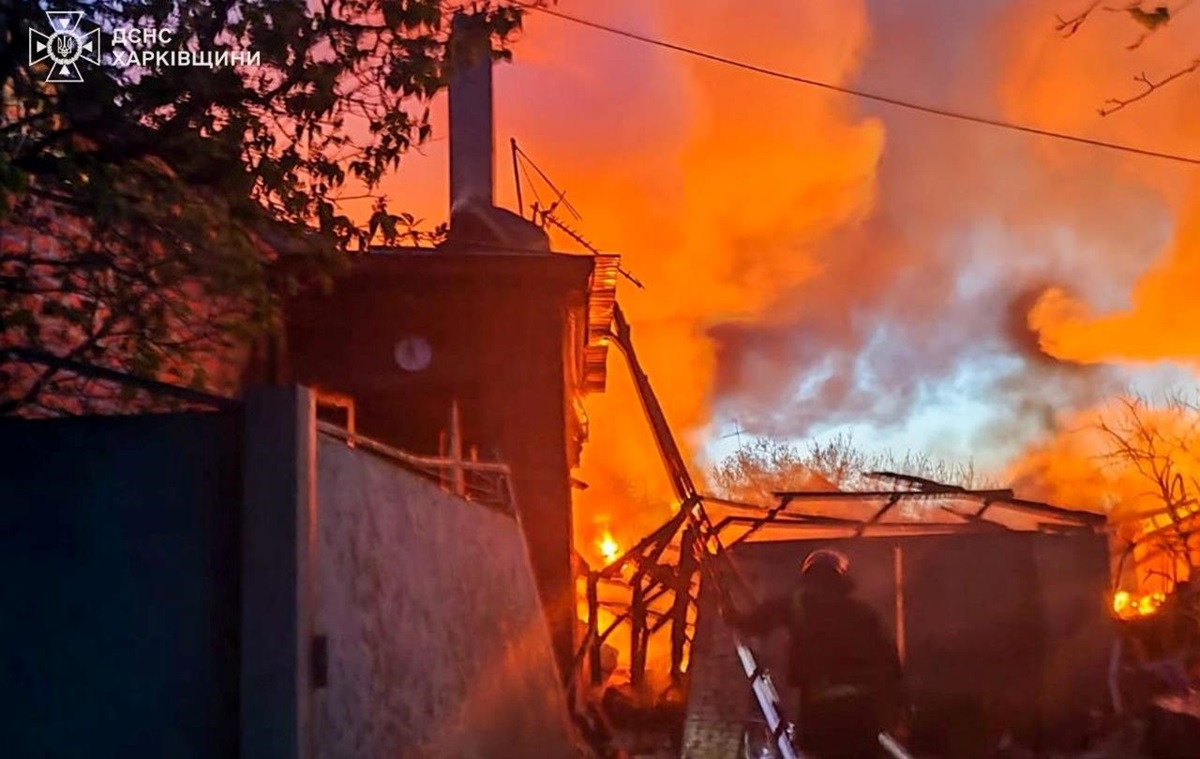 На Харківщині шестеро постраждалих через атаку дронів